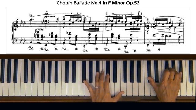 Chopin Ballade No.4 In F Minor Op.52 Piano Tutorial Part 1