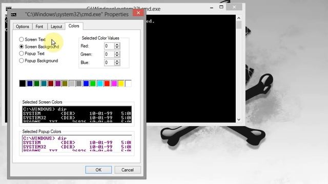 How to change command prompt text colour permanently [HD + Narration] смотреть онлайн