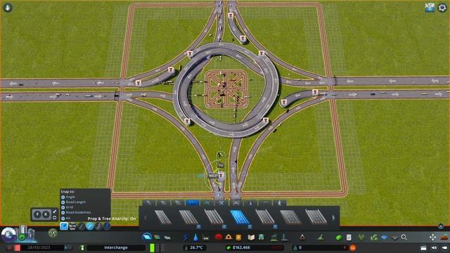 Smooth Pinavia Interchange in Cities Skylines, Vanilla and Moded Tutorial featuring Node Pulling смотреть онлайн
