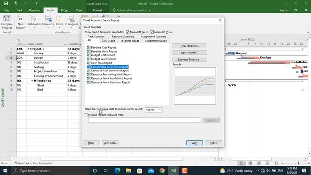 How to Create Earned Value Chart in Ms. Project? смотреть онлайн
