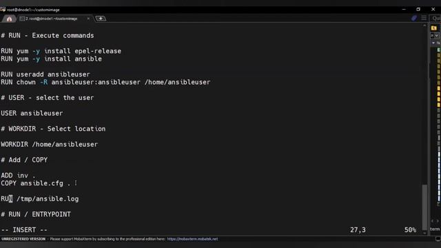 Custom image creation using Dockerfile смотреть онлайн