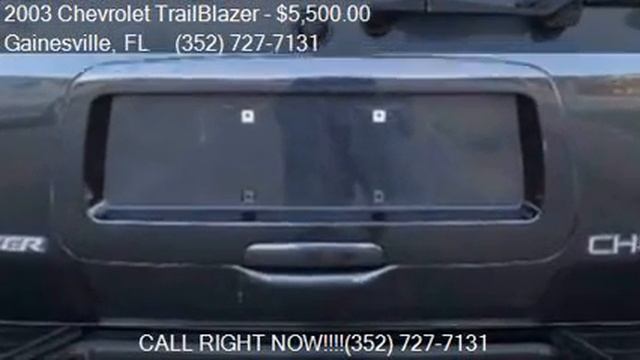 2003 Chevrolet TrailBlazer SUV for sale in Gainesville, FL 3 смотреть онлайн
