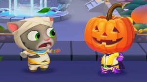 ГОВОРЯЩИЙ ТОМ ПОГОНЯ ГЕРОЕВ ПРОТИВ ТОМ ЗА ЗОЛОТОМ ТЫКВЕННАЯ ГОНКА