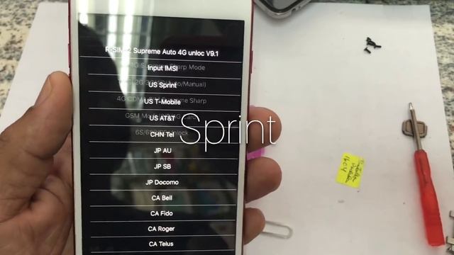 Unlock iPhone 7 Plus SPRINT turbo sim Rsim 12 desbloqueo iOS 11.2.1 new ICCID 2018 смотреть онлайн