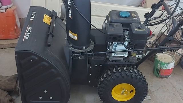 Снегоуборщик HUTER SGC 6000 смотреть онлайн