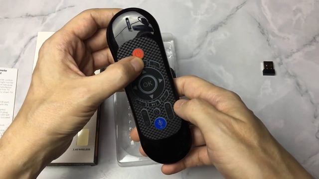 ПУЛЬТ МИНИ КЛАВИАТУРА, ВОЗДУШНАЯ МЫШЬ, ГОЛОСОВОЙ ПОИСК, RGB ПОДСВЕТКА, ПРОГРАММИРОВАНИЕ КНОПОК ОБЗО смотреть онлайн