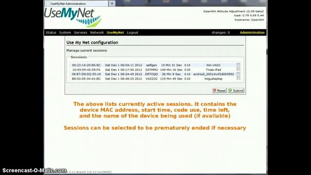 UseMyNet Settings Demo смотреть онлайн