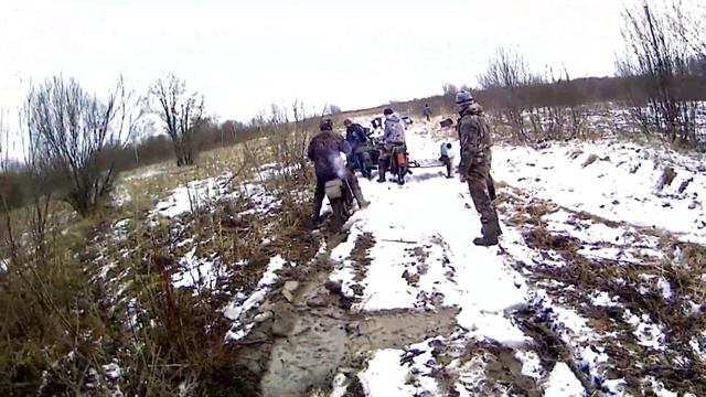 ИЖи с коляской по грязи. ИЖ эндуро. смотреть онлайн