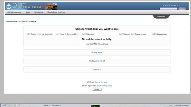 Moodle Part 5: Reports смотреть онлайн