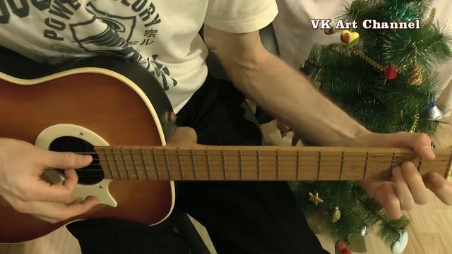 В ЛЕСУ РОДИЛАСЬ ЕЛОЧКА Аккорды ? НОВЫЙ ГОД ♪ Разбор песни на гитаре ♫ ДЛЯ НАЧИНАЮЩИХ смотреть онлайн