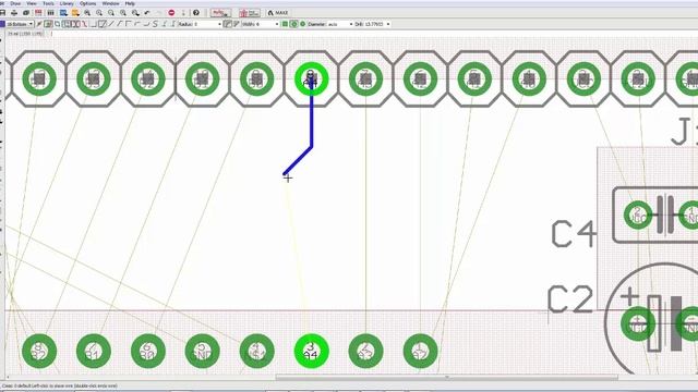 Change Routing Points - Autodesk EAGLE смотреть онлайн