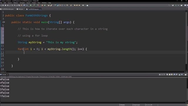 How to iterate over each character in a string in Java смотреть онлайн