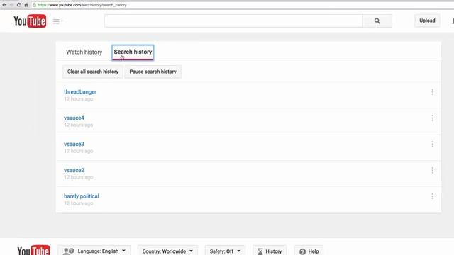 Как очистить историю поиска на YouTube смотреть онлайн