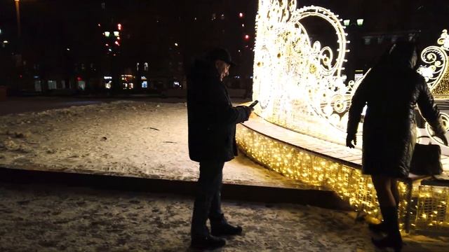 ⁴ᴷ⁶⁰ Walking Moscow: Christmas Walk ? Pushkinskaya Square смотреть онлайн