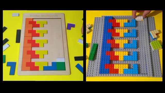 Wooden Tetris X Lego Tetris .