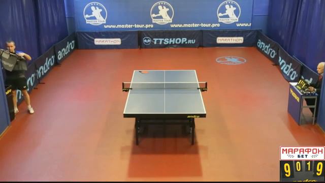 Михаил Синев - Александр Комов 3:0 (за 5-6 место) смотреть онлайн