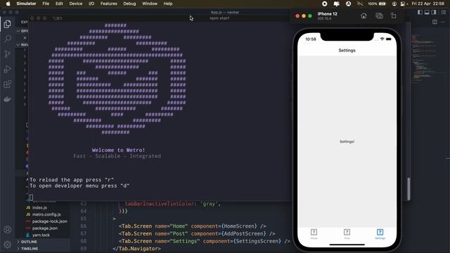 react native simple custom tab navigator смотреть онлайн