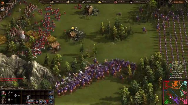 Cossacks 3 - EPIC 4 vs 4 BATTLE!!! смотреть онлайн