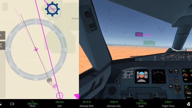 اقلاع رحله من البصرة الي دوله الكويت محاكي الطيران rfs real flight simulator смотреть онлайн