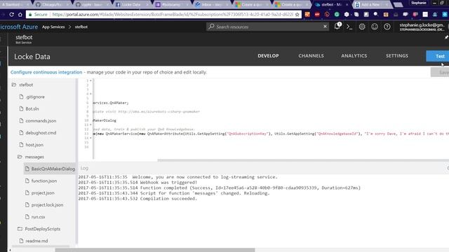 How to change "No match found!", the default response on a Q&A bot смотреть онлайн