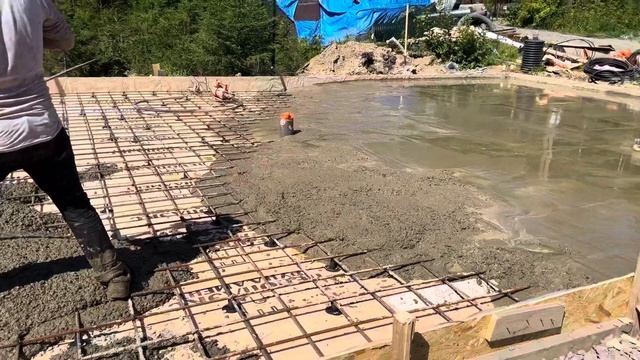Монолитный фундамент. Санкт-Петербург. смотреть онлайн