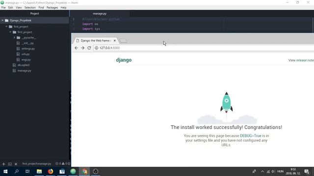 Python Programozás Oktatás: Django indítása смотреть онлайн