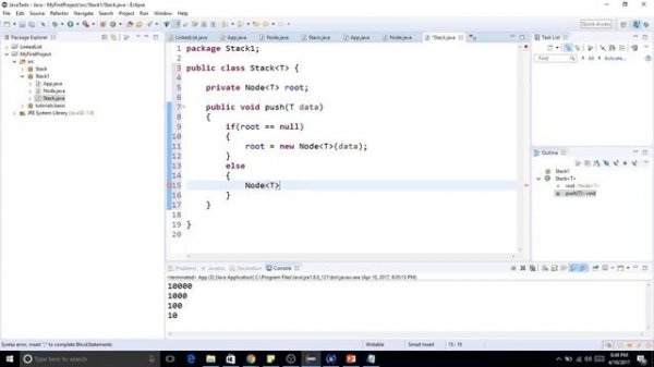 Stack Implementation In Java