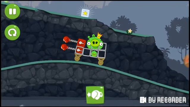 УЧУСЬ СТРОИТЬ МАШИНЫ В ИГРЕ BAD PIGGIES! смотреть онлайн