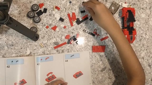 Lego Build - Speed Champions - Ferrari FXX K (part 1) 75882 смотреть онлайн