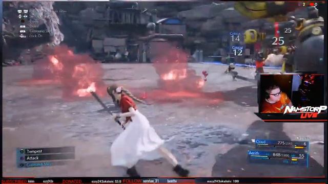 The fight continues in Midgar! (Final Fantasy 7: Remake) смотреть онлайн