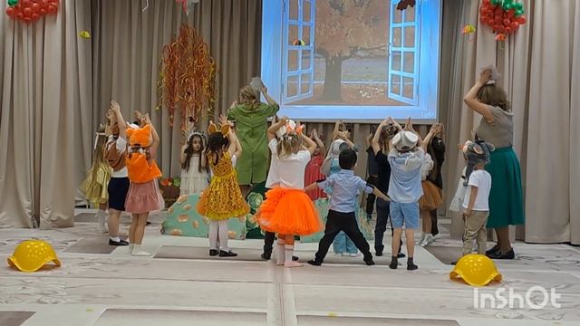 "Как тучка друзей искала", осеннее развлечение, группа "Теремок" 4-5 лет смотреть онлайн