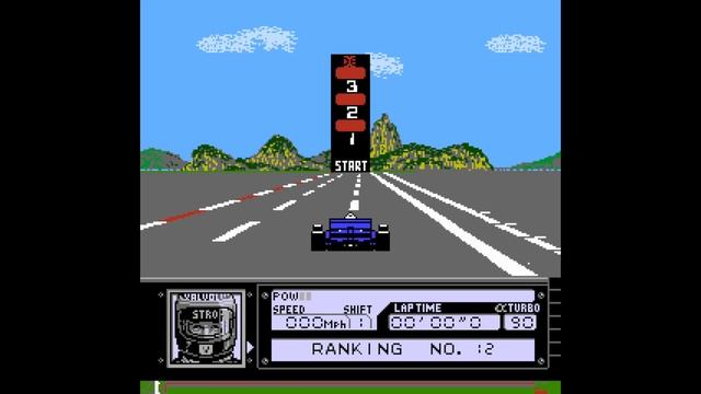 Al Unser Jr 's Turbo Racing (NES Gameplay) смотреть онлайн
