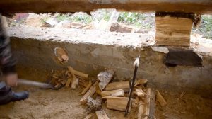 ЗАМЕНА НИЖНЕГО ВЕНЦА ЗА 14 МИНУТ / Replacing the lower crown of the house in 14 minutes