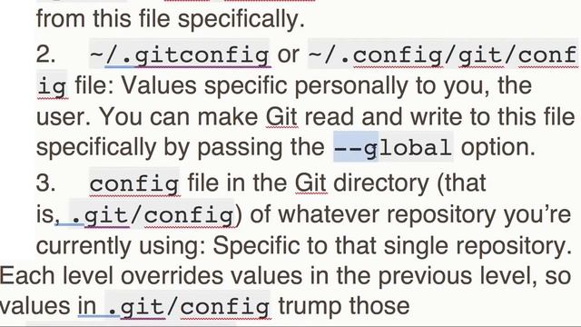 git configuration смотреть онлайн