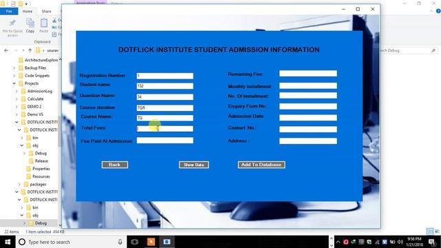 A C# multi windows form application with integrated Security смотреть онлайн