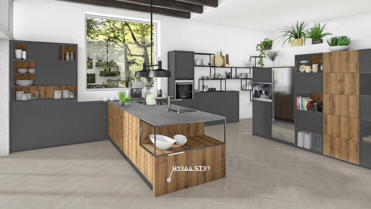 Гармония чёрного и естественного c ЛДСП ЭГГЕР смотреть онлайн