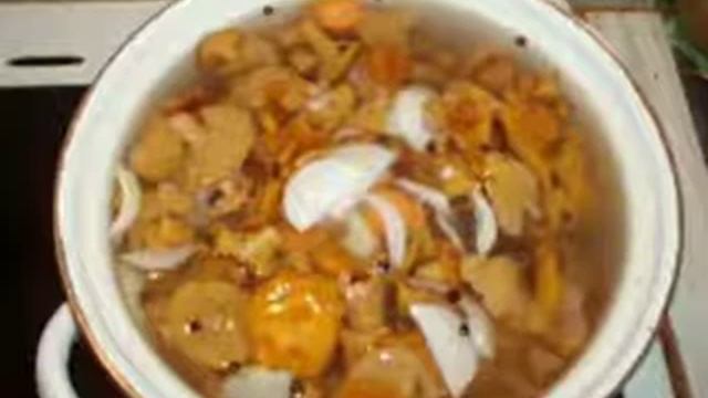 Маринованные лисички Рецепт приготування в описах смотреть онлайн