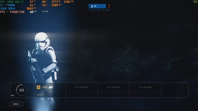 Dell Inspiron 15 7577 (i7 7700HQ / GTX 1060 MAX-Q) Star Wars Battlefront II Gameplay Walkthrough смотреть онлайн