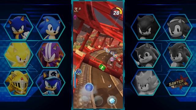 ALL SONIC CHARACTERS Gameplay - Sonic Forces Speed Battle смотреть онлайн