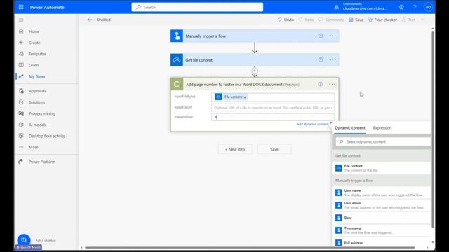 How to Add Page Numbers to DOCX Footers in Power Automate смотреть онлайн