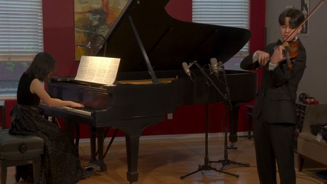 Amy Beach - Romance for violin and piano Op.23 - performed by Dylan Ellis and Yoyo Wu смотреть онлайн