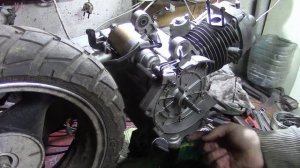 Как поменять сальник на китайце со стороны генератора