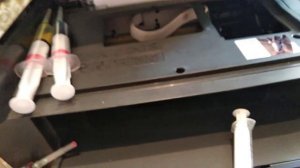 УСПЕШНО!!!  Промыл контакты головки принтера Epson CX4300 жидкостью "Очиститель экстра 96".