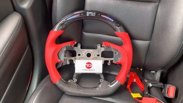 TTD Craft : Nice accord carbon fiber steering wheel with LED display смотреть онлайн