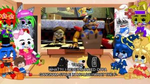 Security Breach React to Glamrock Freddy Voice Impression [MY AU]|FNaF✨|Security Breach|Gacha Club