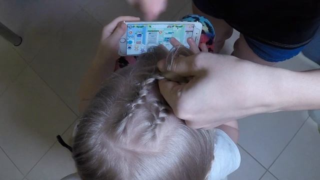 Французские косы с хвостом | Прически для девочек смотреть онлайн
