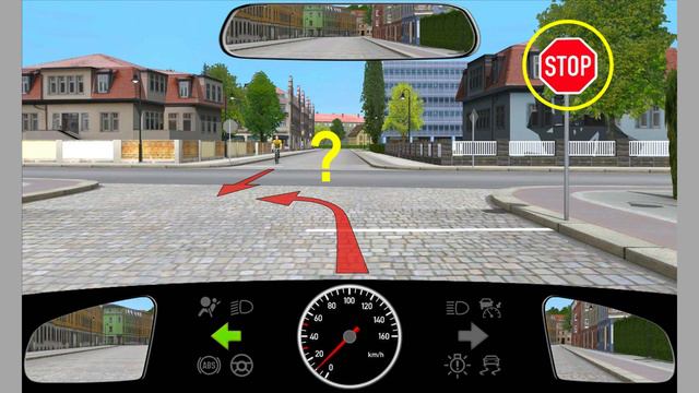 Driving Test Germany, Right before left explained in English: Right of way, Priority, Theory Exam смотреть онлайн