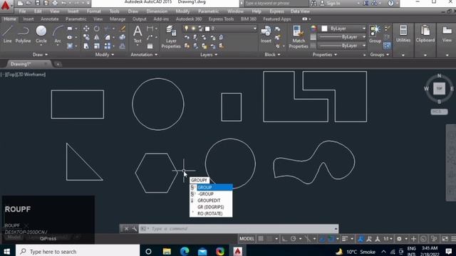 How to use Group Command in AutoCAD | Group, Ungroup Command in AutoCAD | Class 27 смотреть онлайн