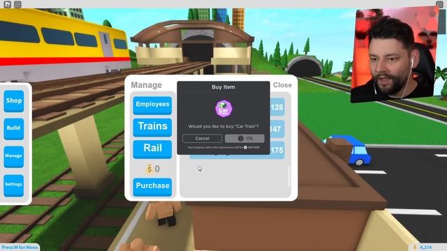 Building My Own TRAIN STATION in Roblox смотреть онлайн