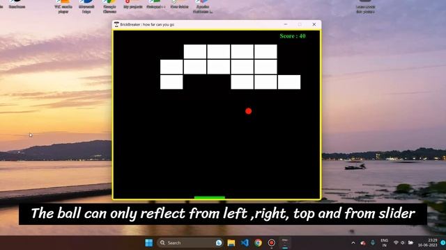 BrickBreakerGame GUI using java Swing and java AWT смотреть онлайн